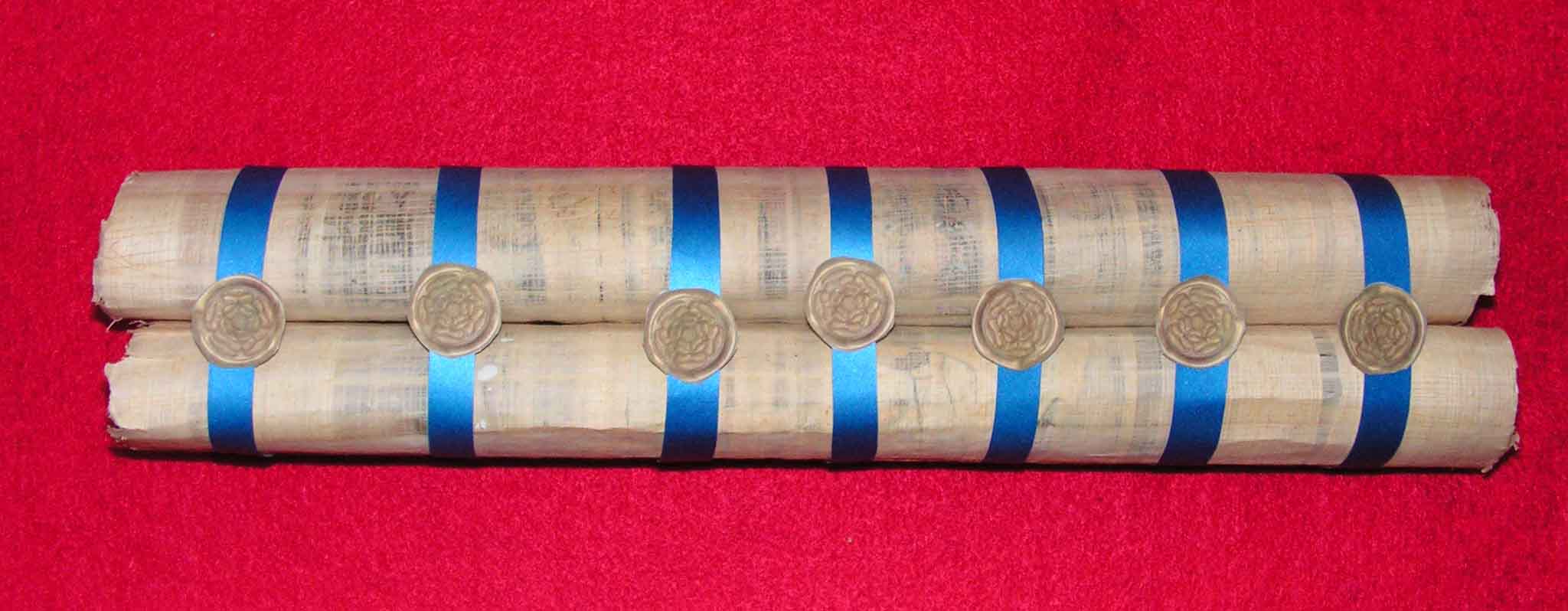 Scroll with 7 Seals