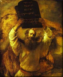 Moses Breaking the Tablets